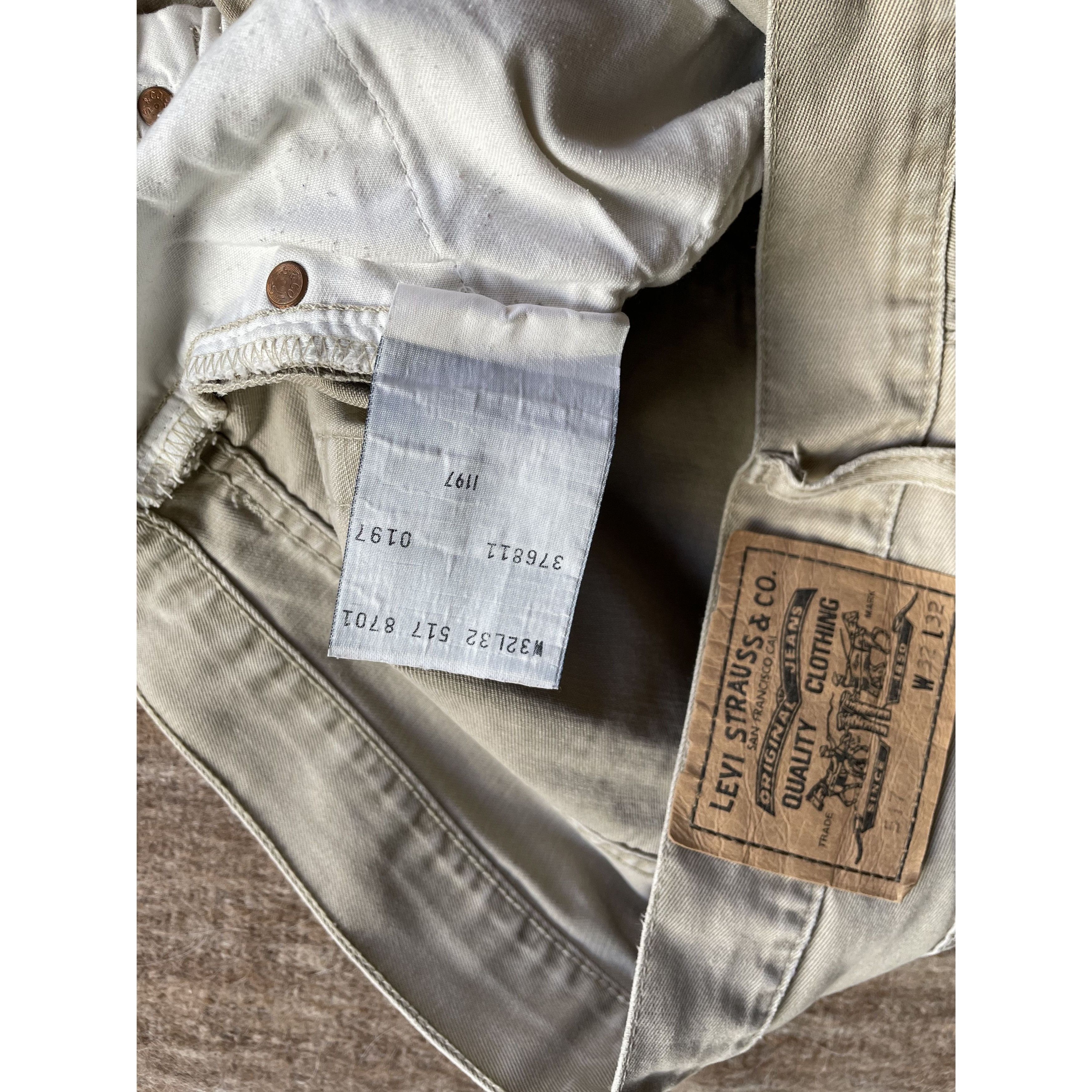 Levi's Levis 517 Vintage Cotton Pants Jeans 7505AC Size US 32 / EU 48 - 5 Thumbnail