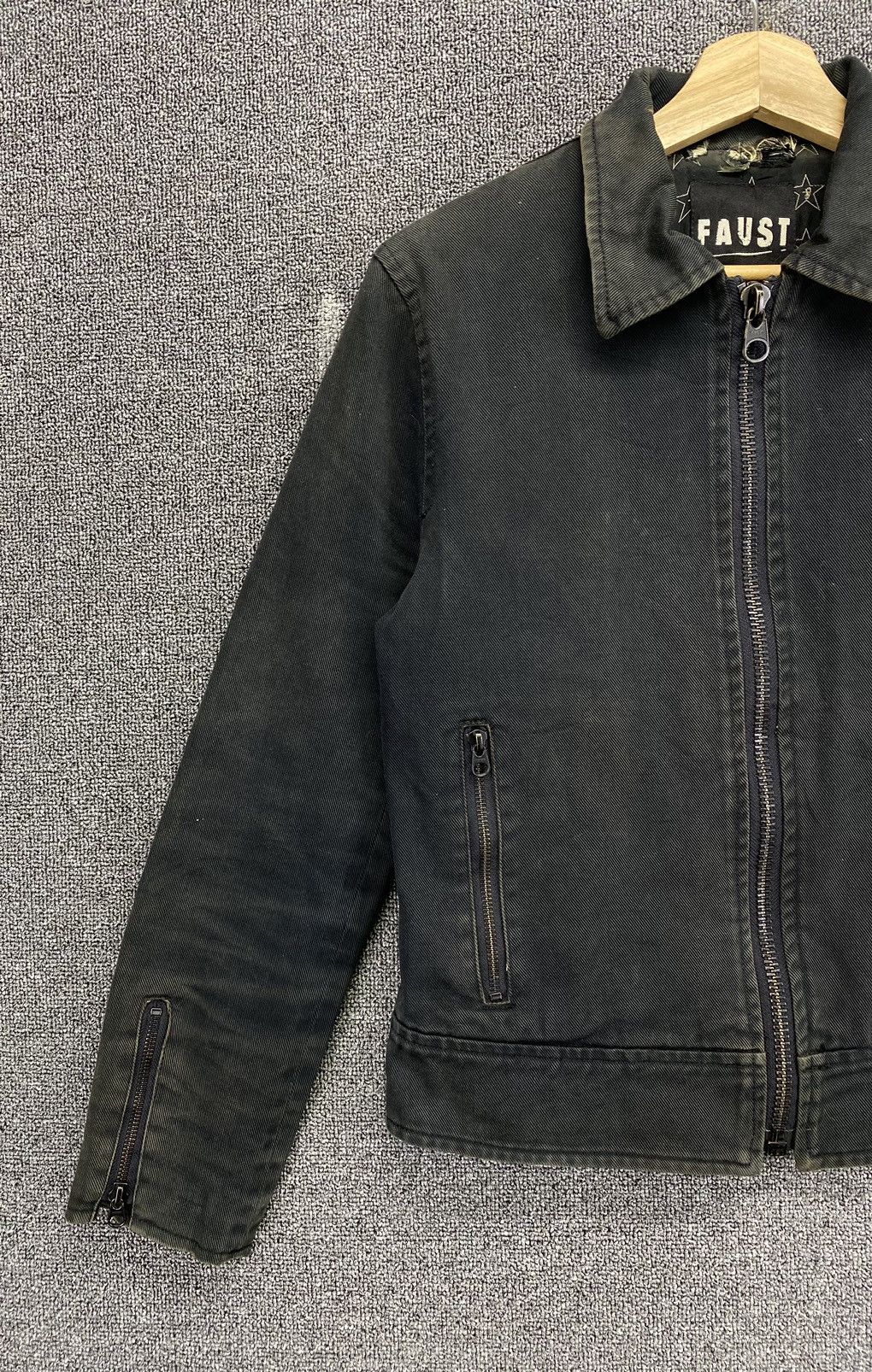If Six Was Nine Vintage Faust Punk Style Denim Jacket Size S / US 4 / IT 40 - 8 Thumbnail