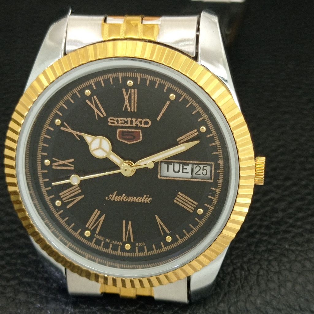 Seiko REFURBISHED VINTAGE SEIKO 5 AUTO JAPAN MENS WATCH a443185 Size 36 - 3 Thumbnail