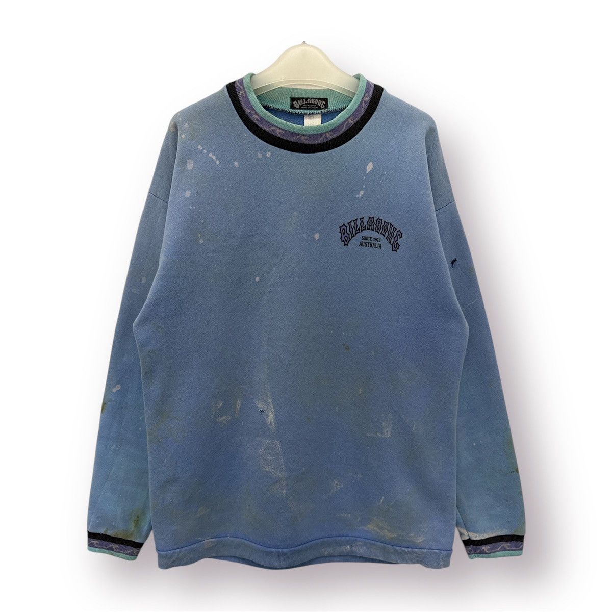 Billabong 🔥 Vintage 90's BILLABONG Crazy Trashed Worn surf - L Size US M / EU 48-50 / 2 - 1 Thumbnail