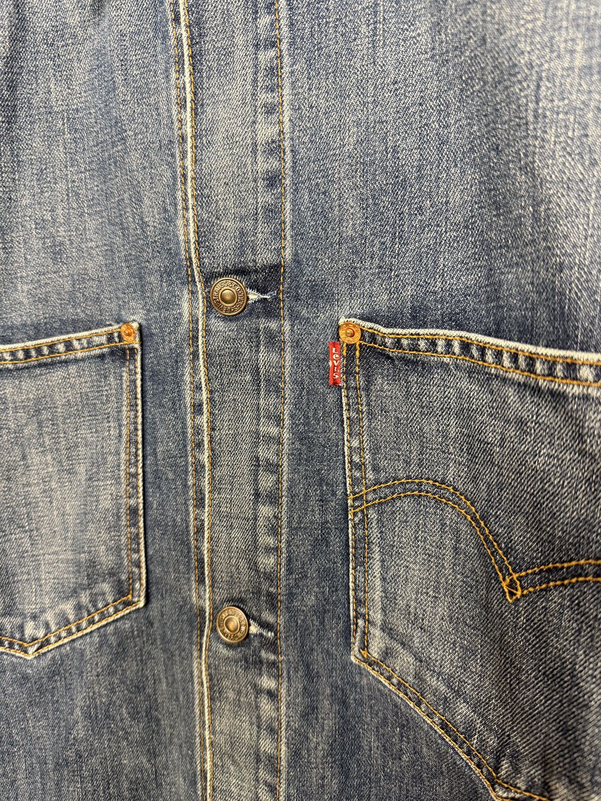 Levi's Vintage Levi's Tracker Denim Jacket Blue XL Size US XL / EU 56 / 4 - 6 Thumbnail