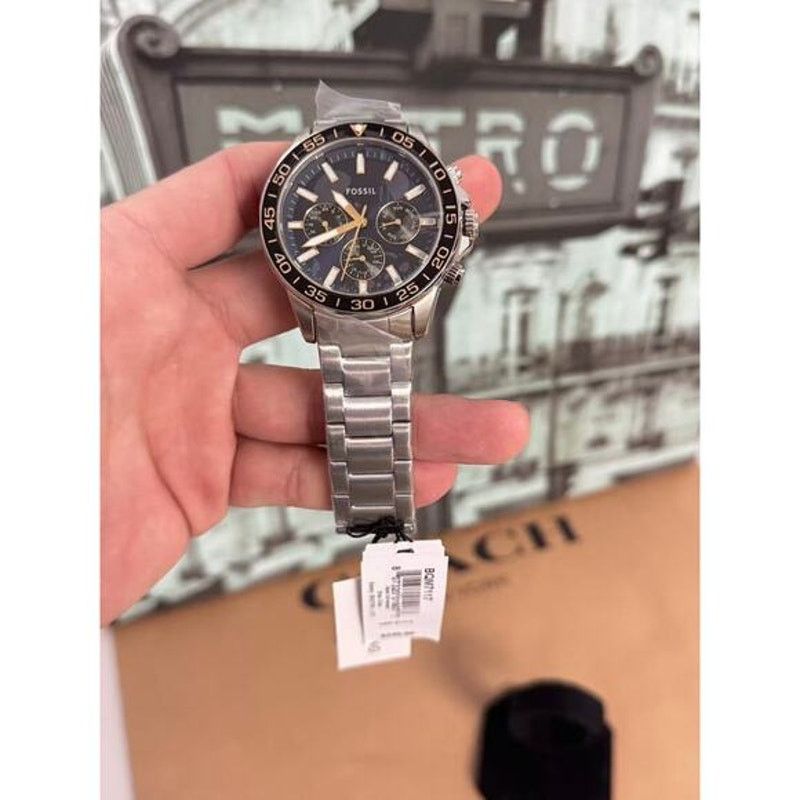 Fossil Fossil BQM7117 Multifunction Stainless Steel Men's Watch Size ONE SIZE - 3 Thumbnail