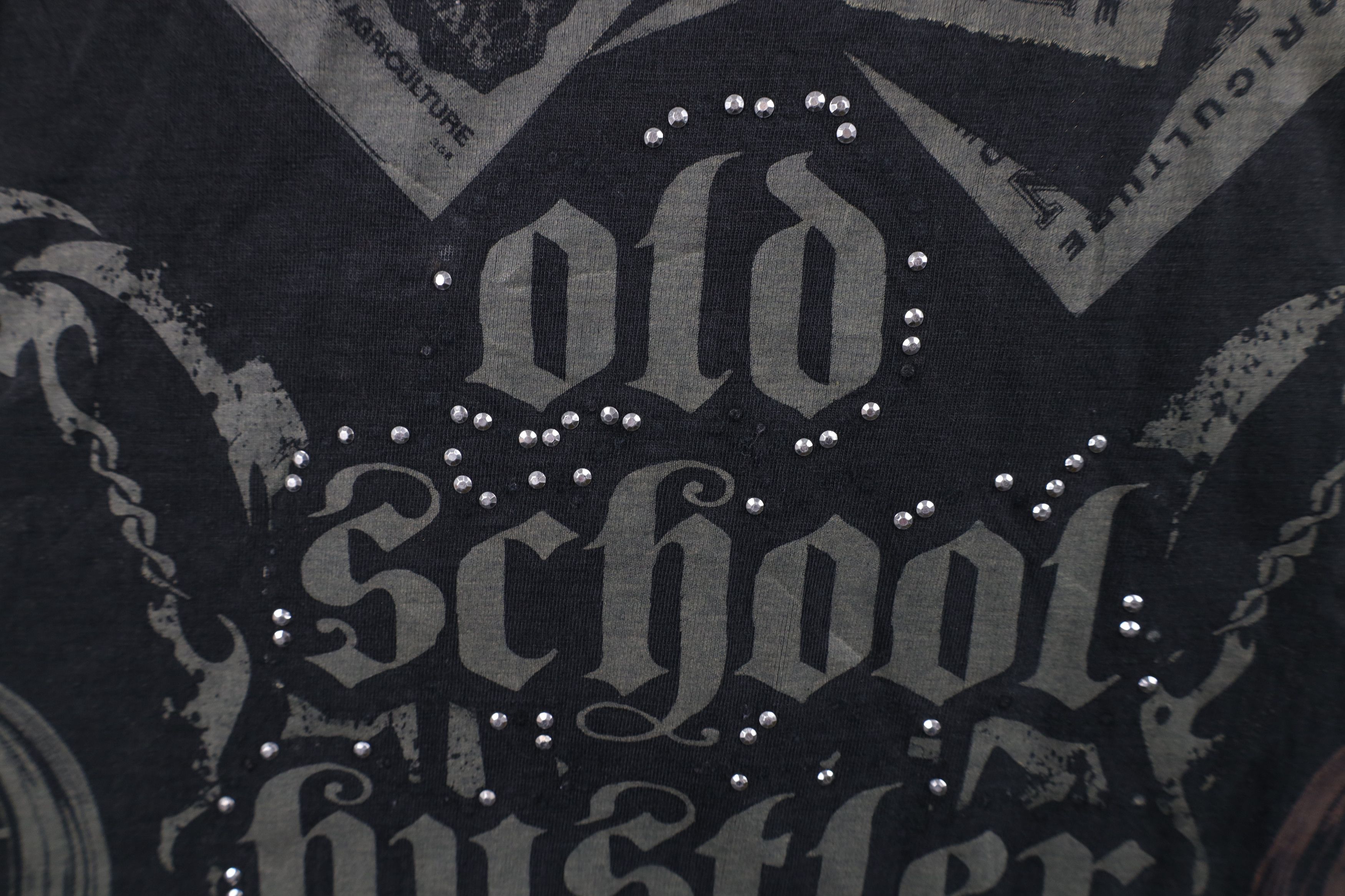 Vintage Vintage Y2K Streetwear School Hustles Rap Hip Hop T-Shirt Size US XXL / EU 58 / 5 - 6 Thumbnail