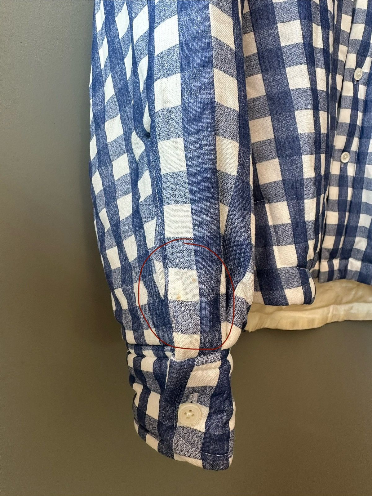 Jacquemus Jacquemus Navy & White La Chemise Boulanger Jacket Size 46 Size US S / EU 44-46 / 1 - 8 Thumbnail