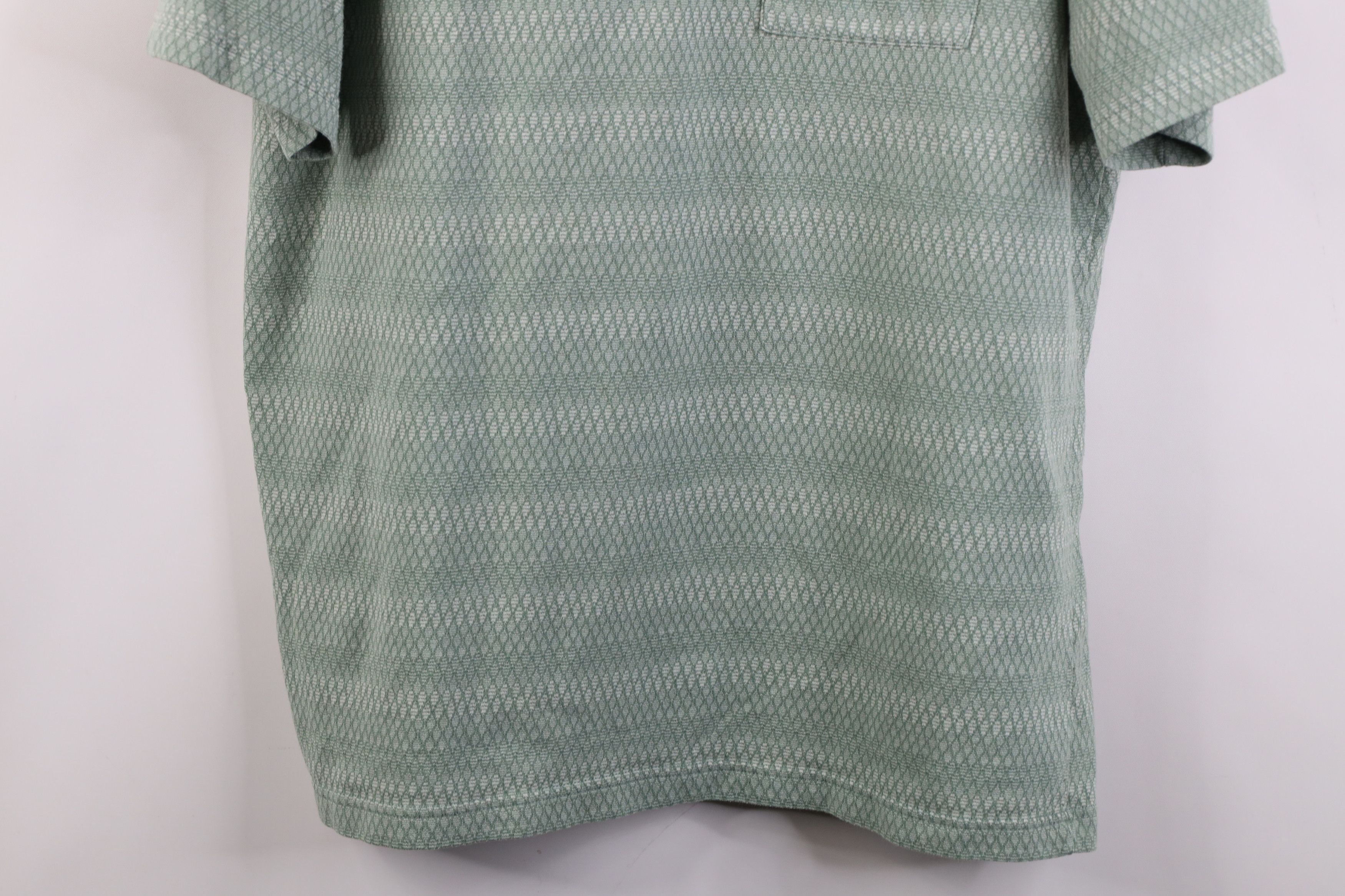 Vintage Vintage 90s Streetwear Striped Diamond Knit Golf Polo Shirt Size US L / EU 52-54 / 3 - 3 Thumbnail