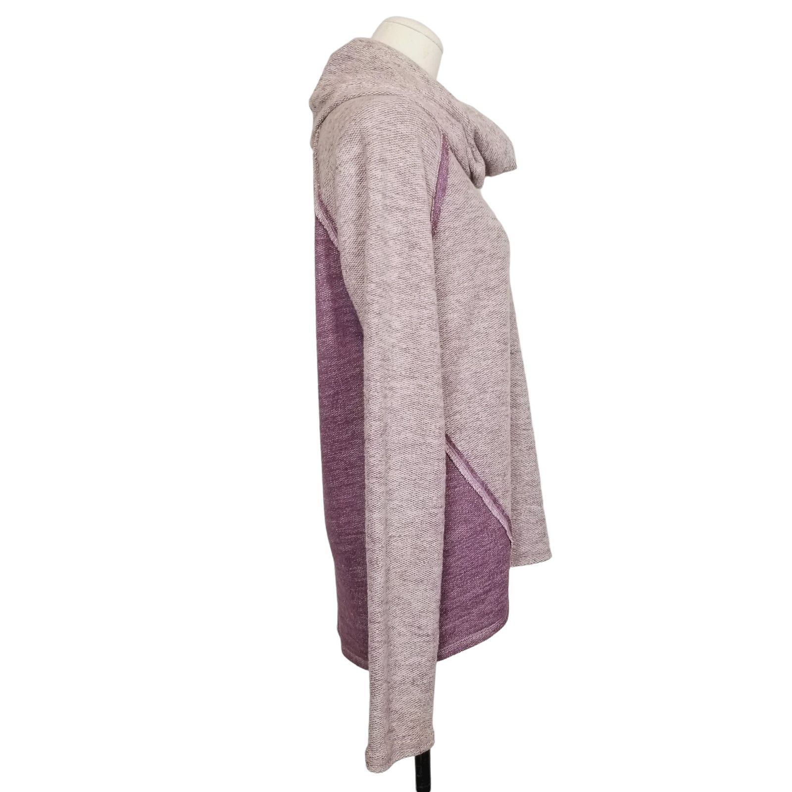 Kuhl Kuhl Nova Wool Blend Cowl Neck Sweater Purple Sz M Size M / US 6-8 / IT 42-44 - 4 Thumbnail