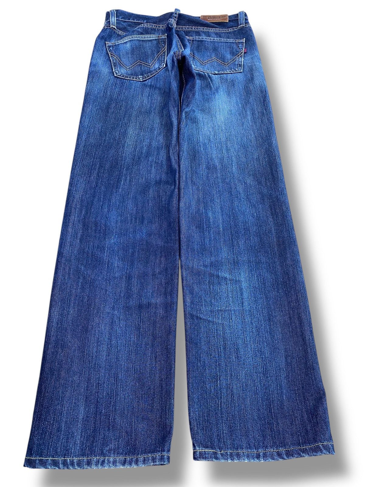 Edwin Edwin 404 Faded Wash Ripped Style Boot Cut Jeans Size US 29 - 3 Thumbnail