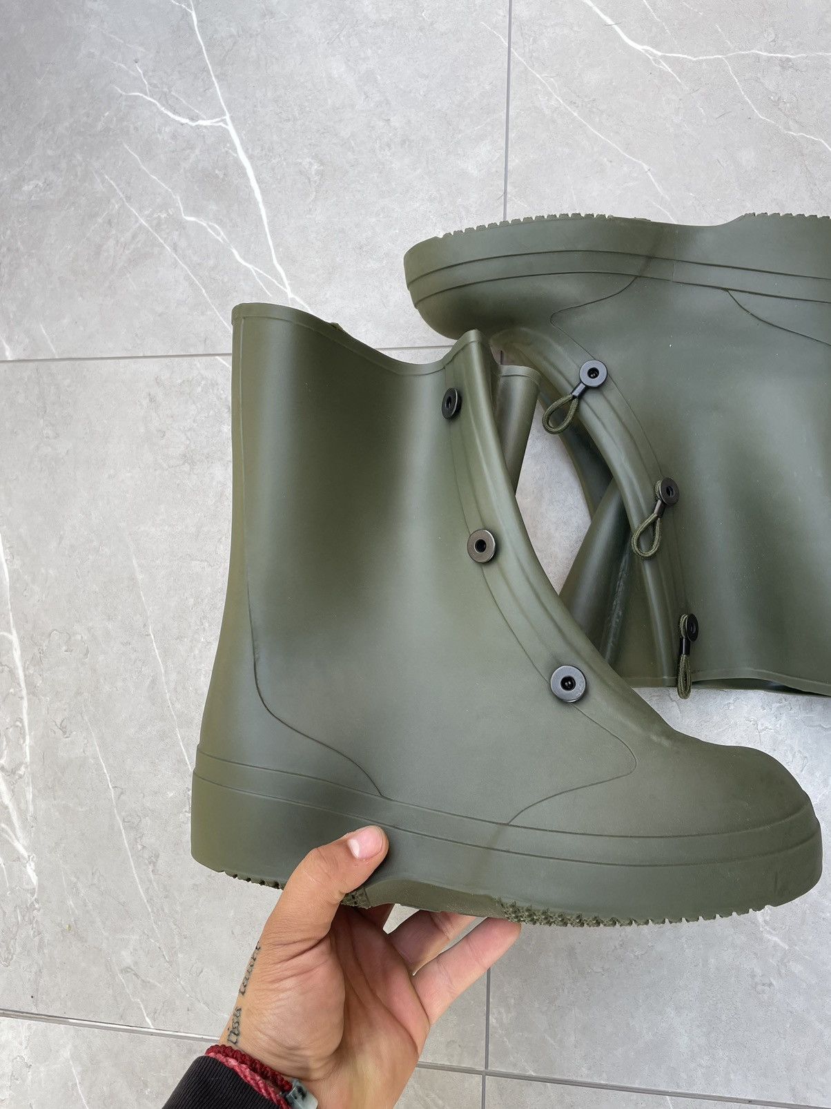 Vintage 1990s Vintage Military Waterproof Alien Boots Size US 9.5 / EU 42-43 - 6 Thumbnail