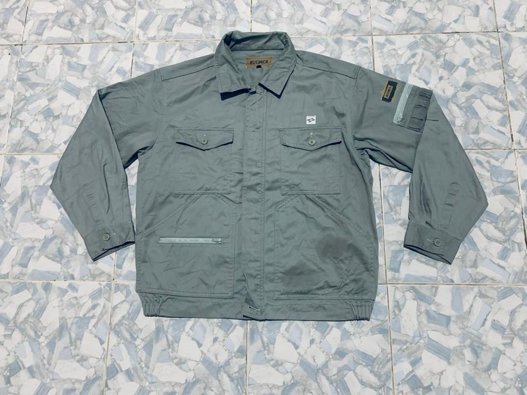 Japanese Brand Vintage Rugmer worker jacket Size US L / EU 52-54 / 3 - 1 Thumbnail