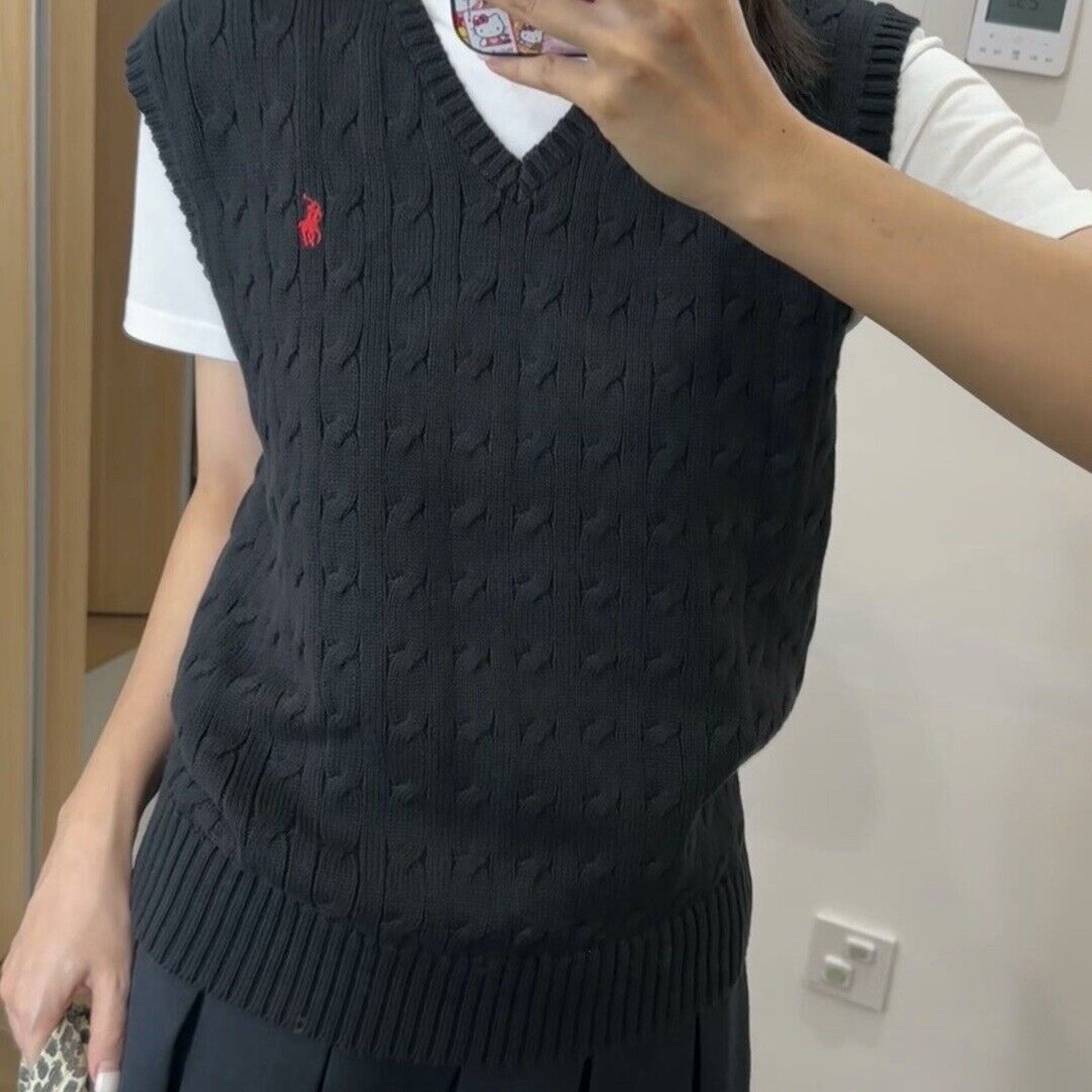 Polo Ralph Lauren New Polo Ralph Lauren Big Kids Cable Cotton Sweater Vest L Size US L / EU 52-54 / 3 - 1 Thumbnail