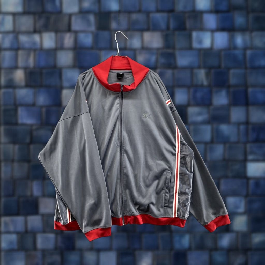 Starter VINTAGE Starter Full Zip Track Jacket Embroidered Logo Men’s 2XL Jacket Size US XXL / EU 58 / 5 - 1 Thumbnail