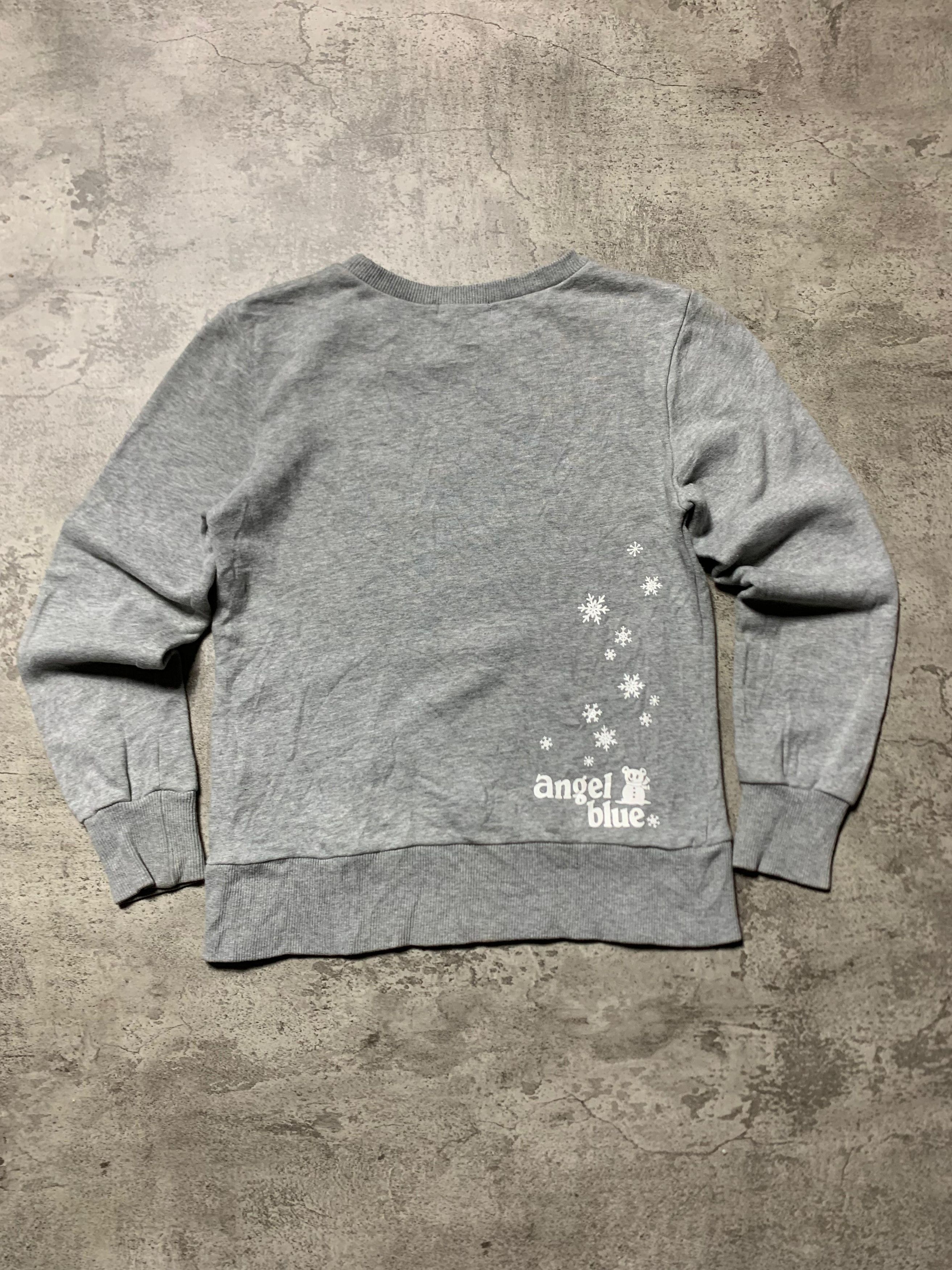 Hysteric Glamour 2000s Angel Blue - Snow Pop Cute Girls Sweatershirt Size M / US 6-8 / IT 42-44 - 7 Thumbnail