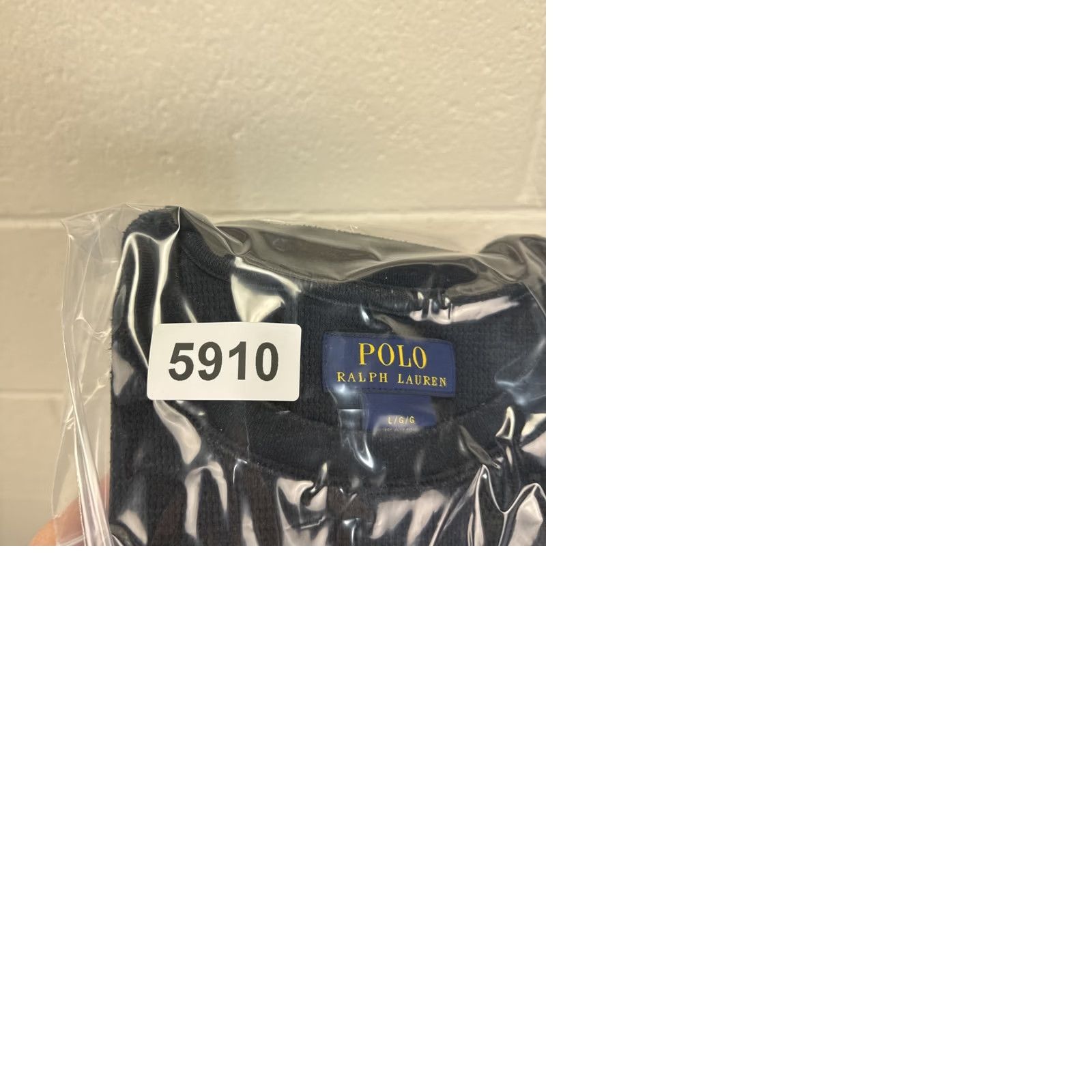 Polo Ralph Lauren Polo Ralph Lauren Thermal Shirt Women’s Large Black Waffle Knit Long Sleeve Tee Size L / US 10 / IT 46 - 10 Thumbnail