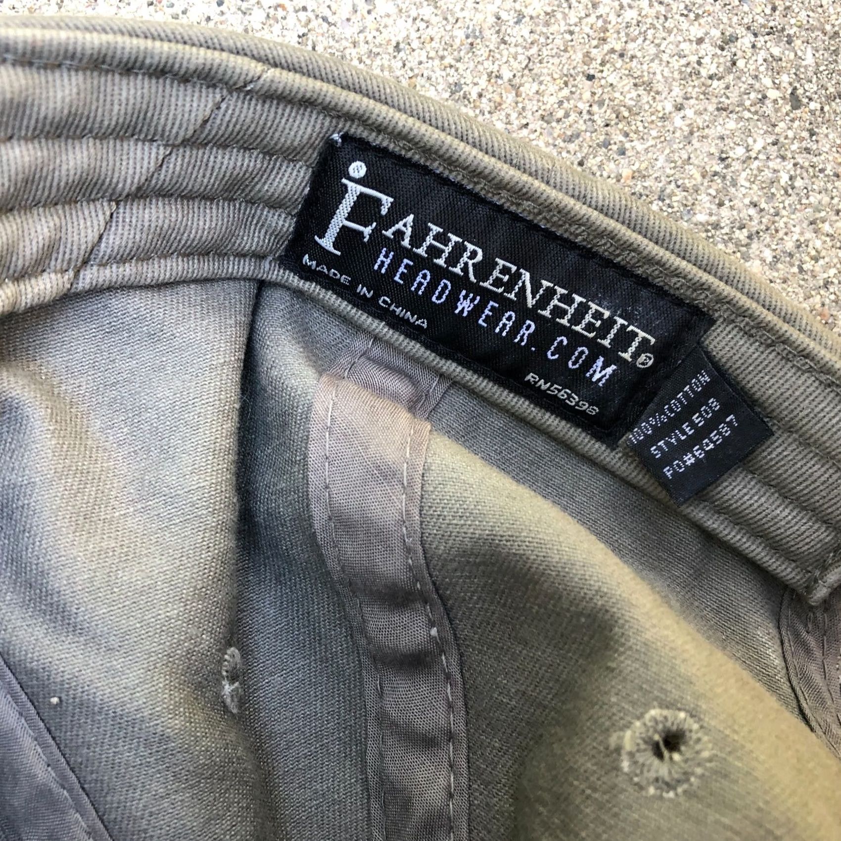 Vintage Fahrenheit Headwear VTG Charleston South Carolina Dad Hat Men's Grey Adjustable Hat Size ONE SIZE - 5 Thumbnail