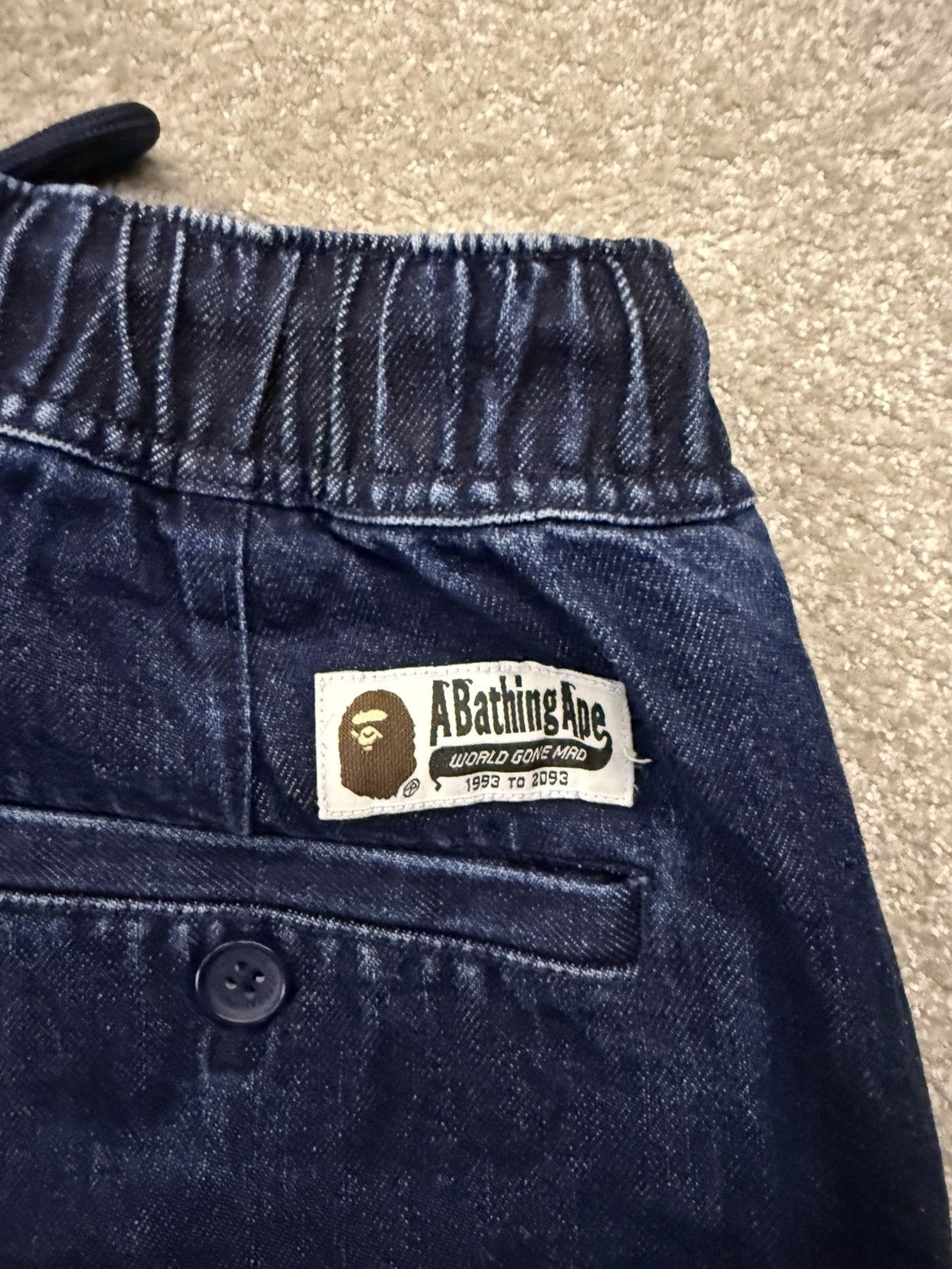 Bape BAPE One Point Denim Cheef Pants Size US 28 / EU 44 - 7 Thumbnail