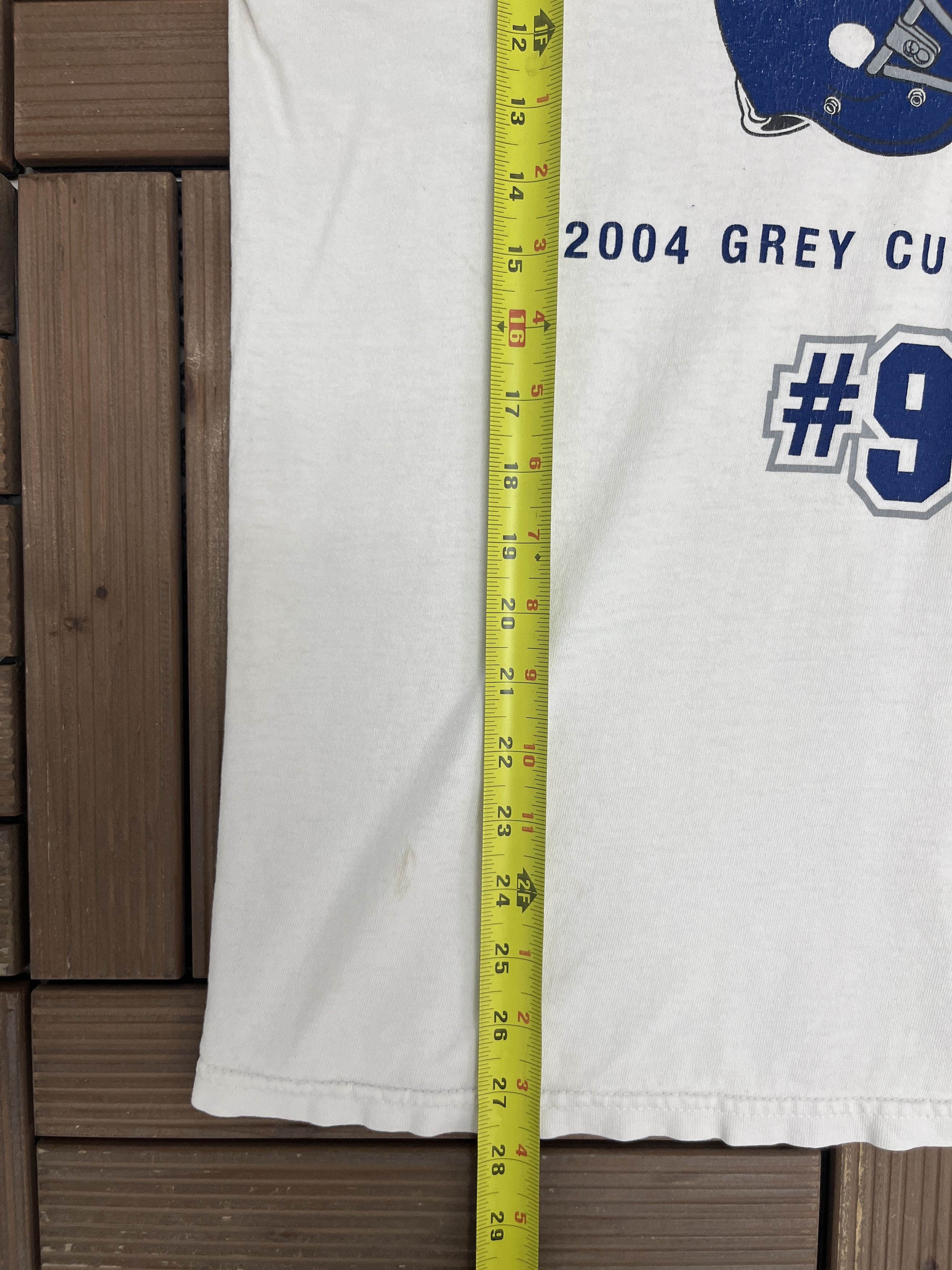 Vintage Toronto Argonauts 2004 Grey Cup Champions Vintage Tee Size US M / EU 48-50 / 2 - 7 Thumbnail