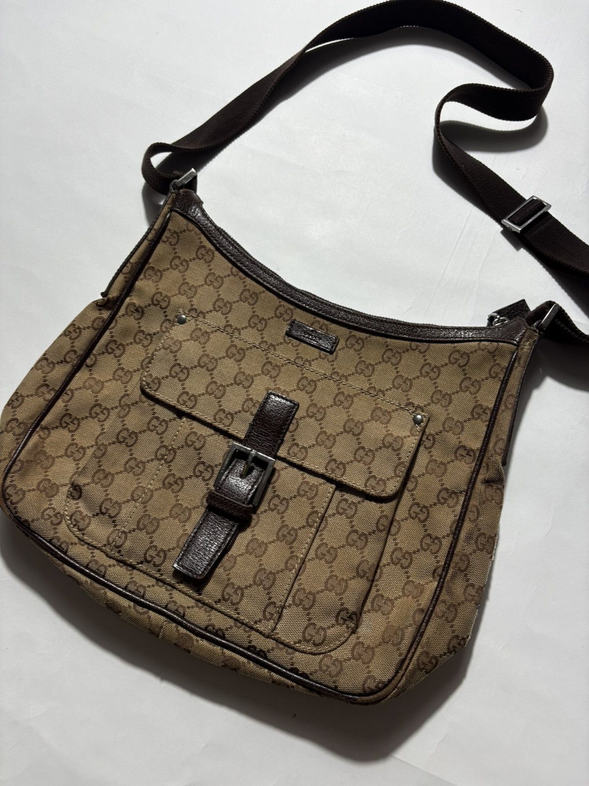 Gucci GUCCI GG CANVAS MESSENGER SHOULDER BAG Size ONE SIZE - 3 Thumbnail