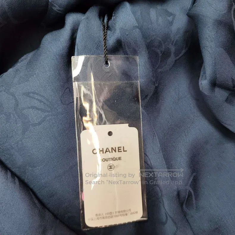 Chanel Chanel Blue silk dress Size XS / US 0-2 / IT 36-38 - 3 Thumbnail