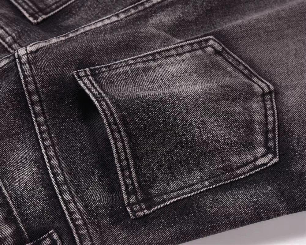 Japanese Brand × Jean Distressed washed punk retro casual loose wide-leg jeans Size US 32 / EU 48 - 5 Thumbnail