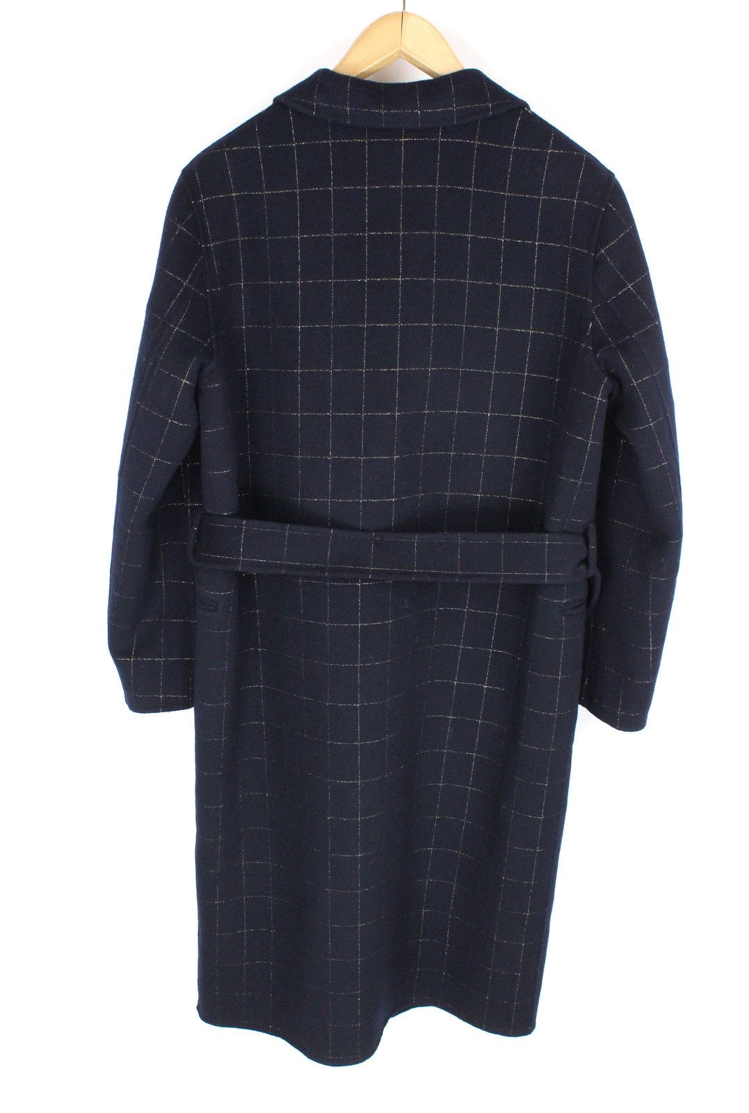 Sandro SANDRO Antho Coat Women's (EU) 40 Long Wool Blend Belted Size L / US 10 / IT 46 - 5 Thumbnail