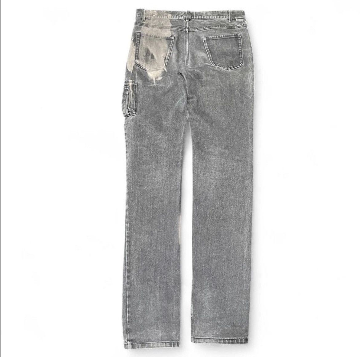 Raf Simons AW04 Raf Simons Ma-1 Cargo pocket Denim - Grey Size US 32 / EU 48 - 2 Thumbnail