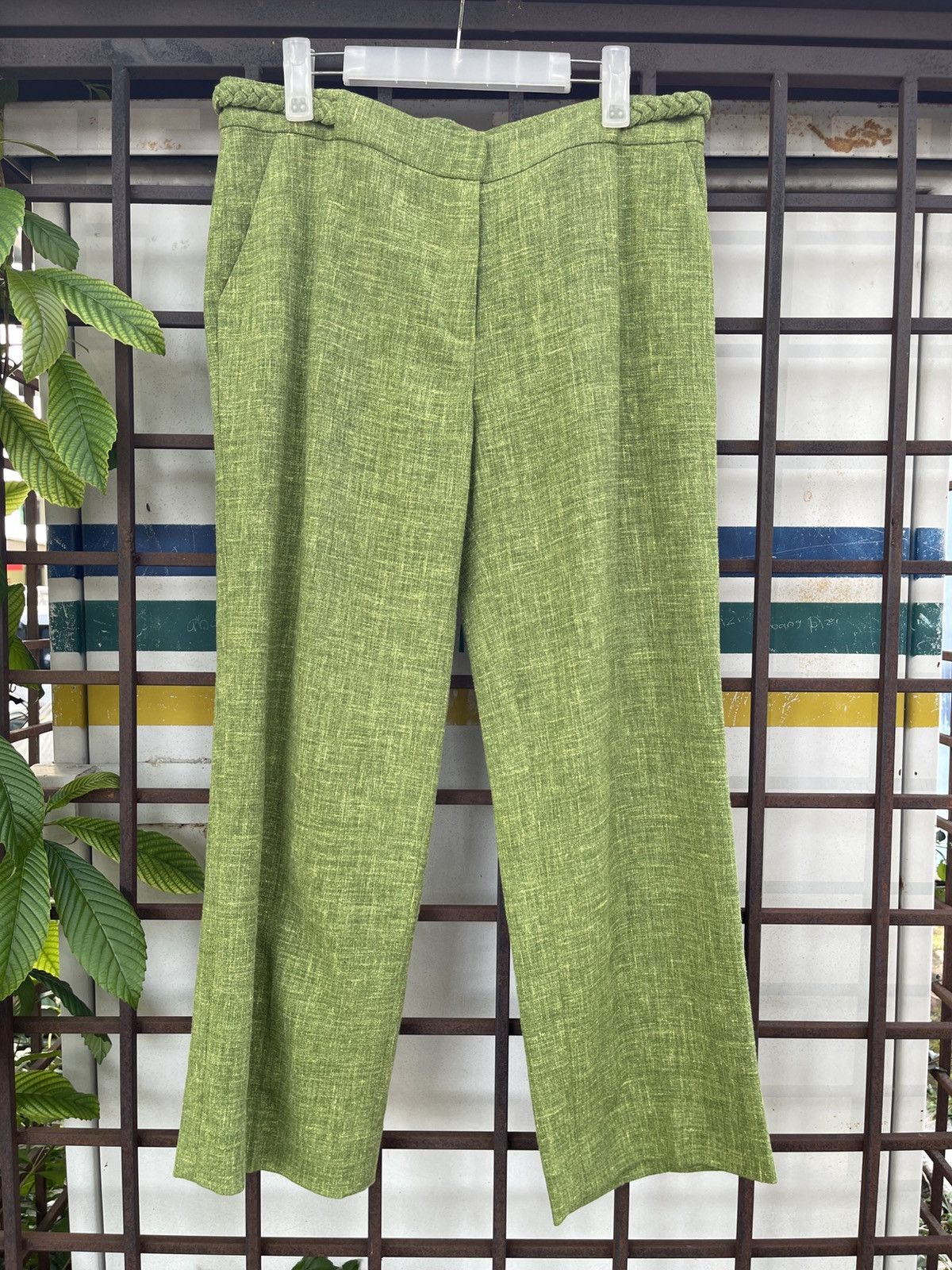 Dior SS2002 Christian Dior John Galliano Linen Blend Pant Size US 34 / EU 50 - 1 Thumbnail