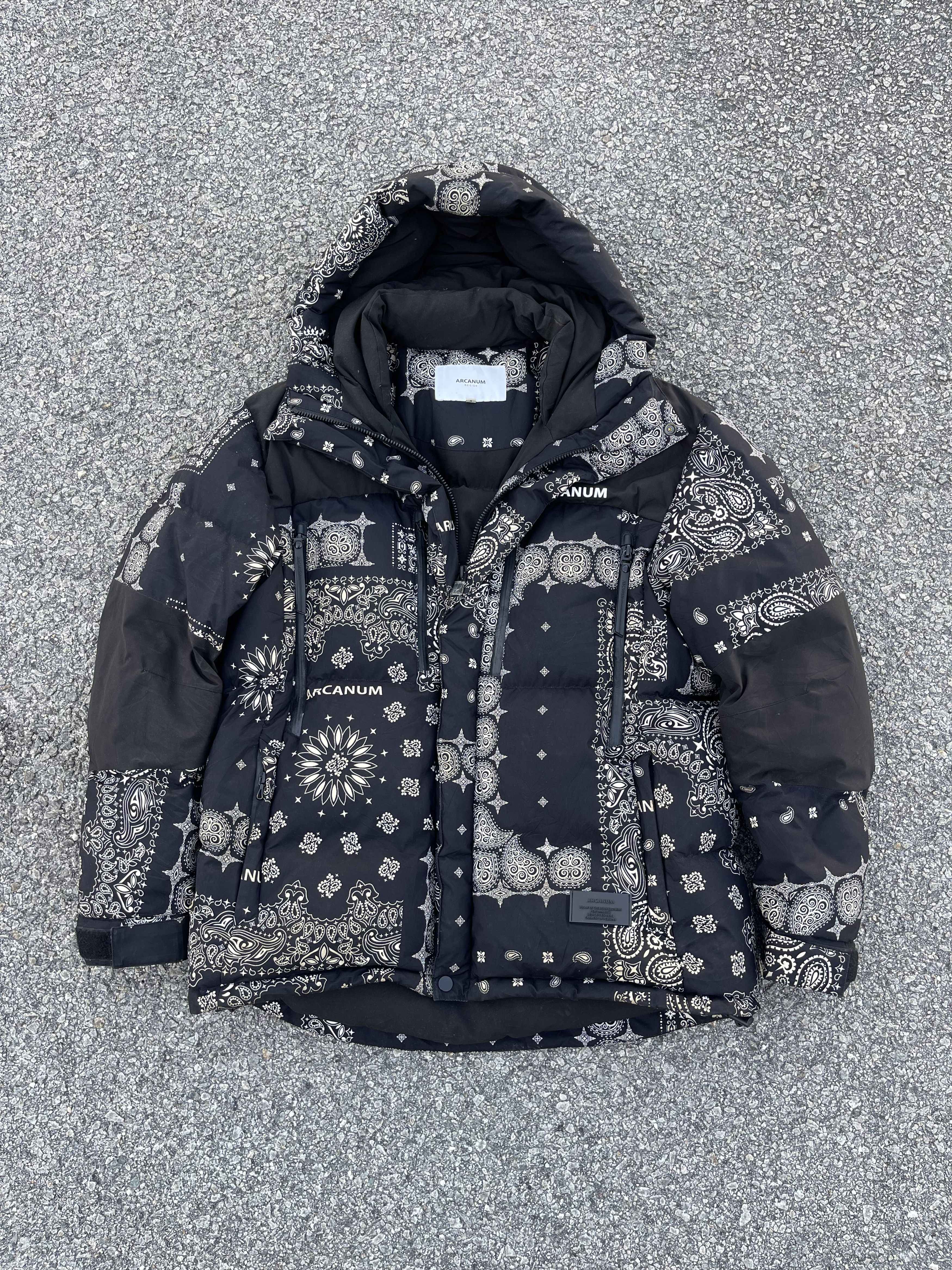 JACKROSE Arcanum by Jack Rose Down Puffer Balaclava Jacket Size US XL / EU 56 / 4 - 1 Thumbnail