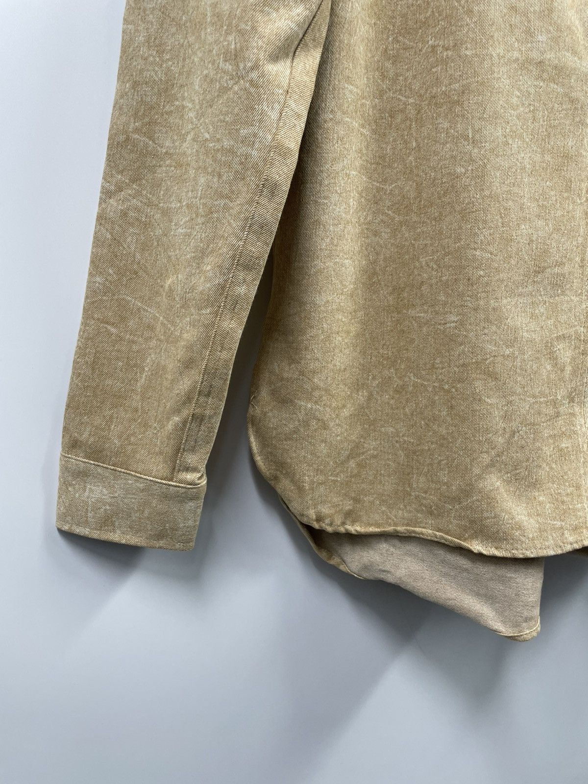 Other CNCPTS Beige Denim Rugby Long Sleeve Shirt Small Size S / US 4 / IT 40 - 5 Thumbnail