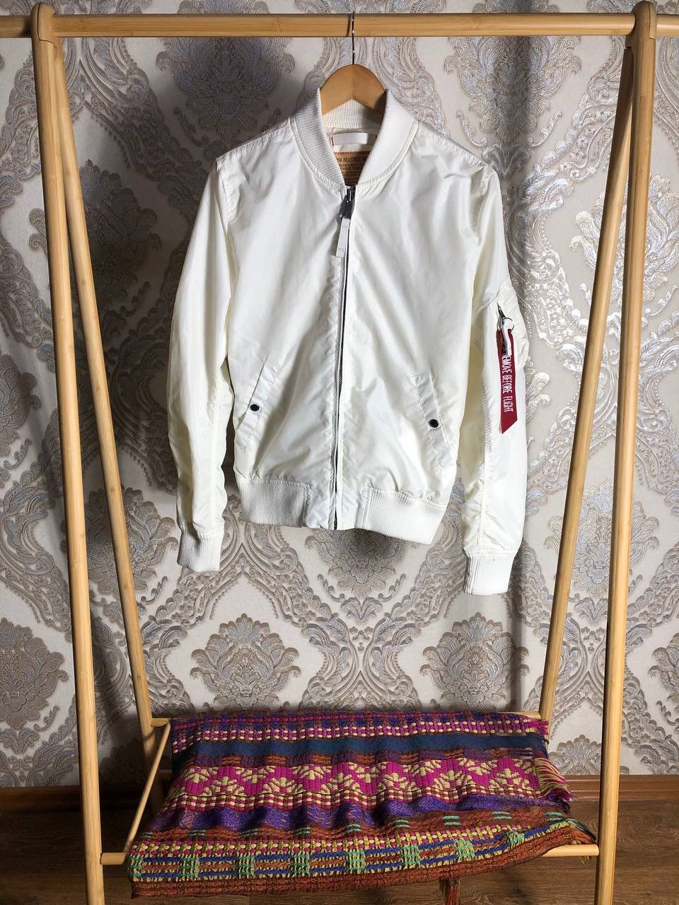 VERY RARE ALPHA INDUSTRIAL US MILITARY MA-1 BOMBER JACKET