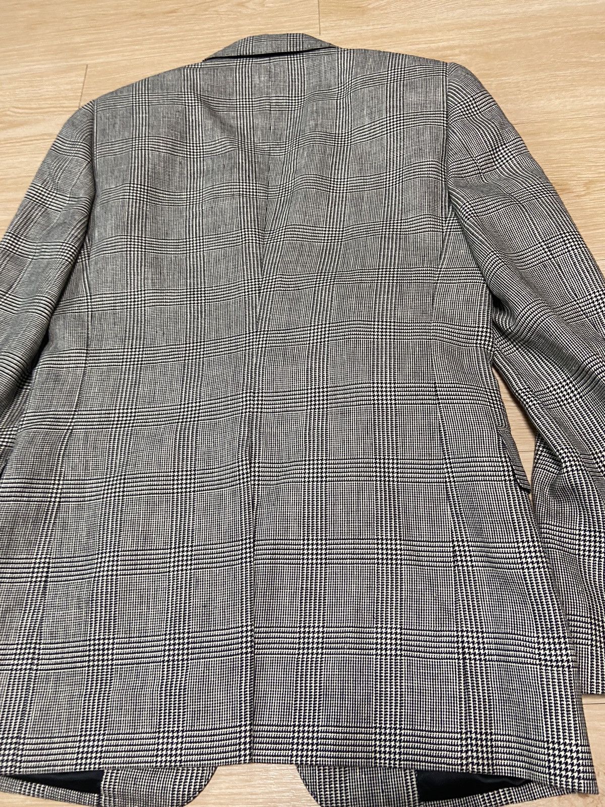 Celine × Hedi Slimane 44 Celine Prince Of Wales houndstooth blazer suit jacket Size US S / EU 44-46 / 1 - 6 Thumbnail