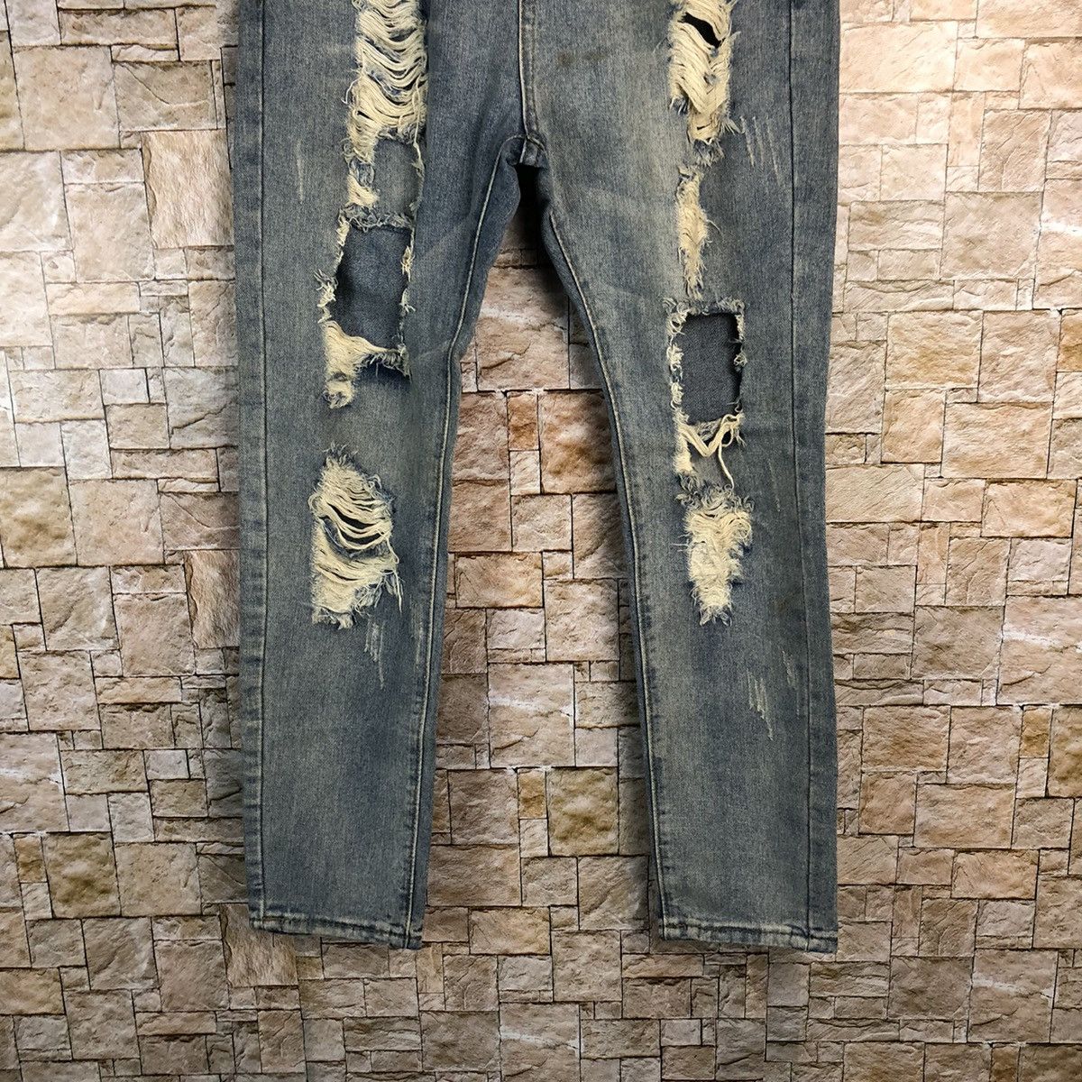Japanese Brand Zichen Jeans Distressed Denim Pants #A129 Size US 31 - 3 Thumbnail