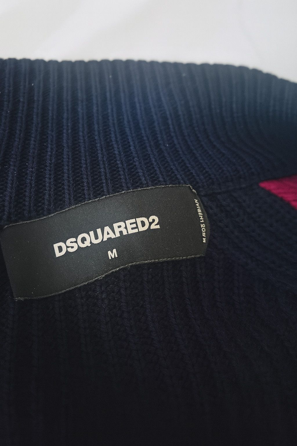 Dsquared2 DSQUARED2 Colorblock Ribbed Full-Zip Knit Sweater Size US M / EU 48-50 / 2 - 4 Thumbnail