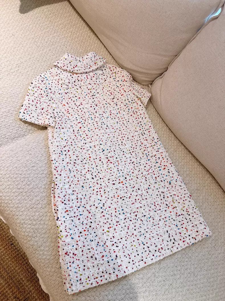 Valentino Valentino Colorful tweed dress Size S / US 4 / IT 40 - 6 Thumbnail