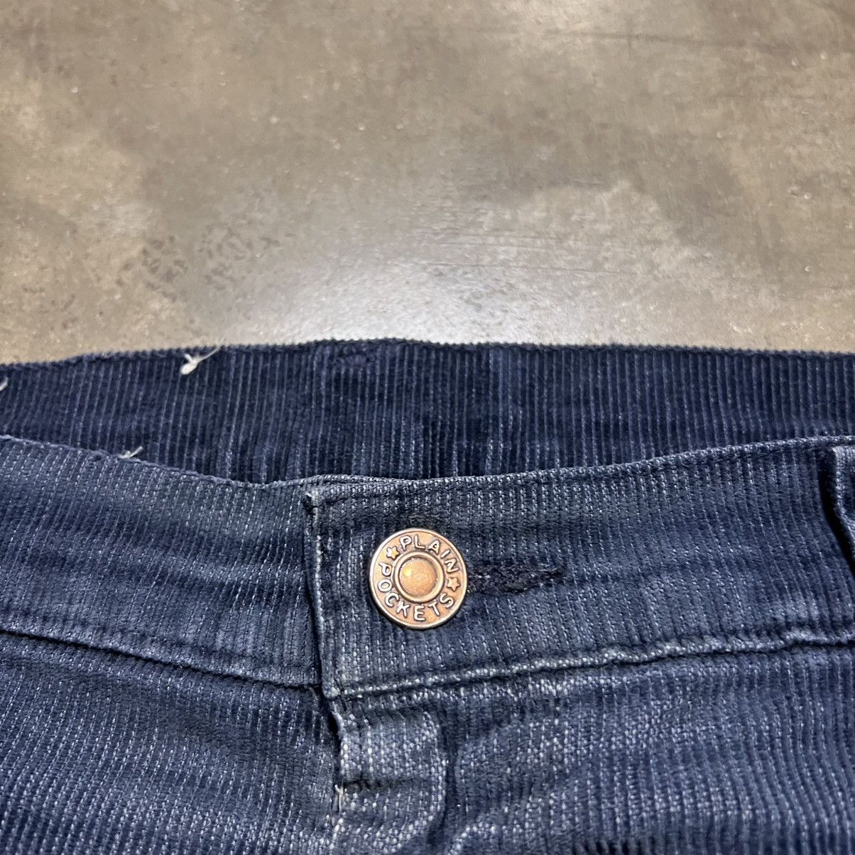 JCPenney Vintage 70s Plain Pockets Flare Boot Cut Corduroy Pants USA Size US 36 / EU 52 - 6 Thumbnail