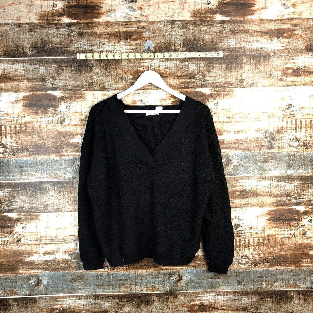 Homespun Knitwear × Japanese Brand Salon Black vintage japan Knitwear #A1835 Size M / US 6-8 / IT 42-44 - 1 Thumbnail