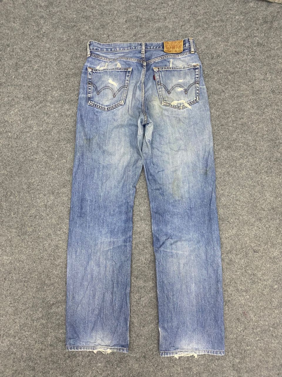 If Six Was Nine 💥Best Offer💥Vintage Edwin 503 Distressed Denim Size US 32 / EU 48 - 2 Thumbnail
