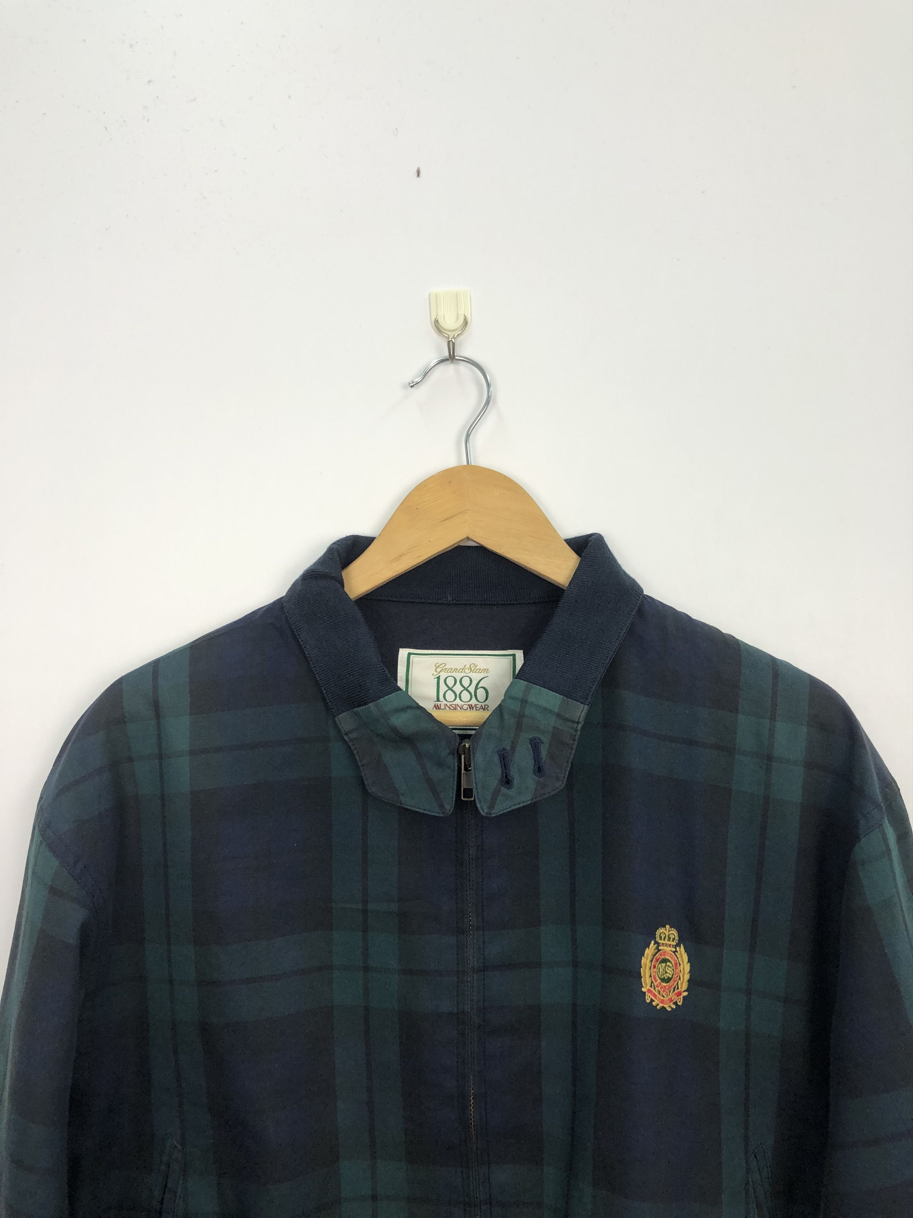 Grand Slam Vintage 90s Japanese Brand Grandslam Plaid Jacket J0153 Size US M / EU 48-50 / 2 - 2 Thumbnail