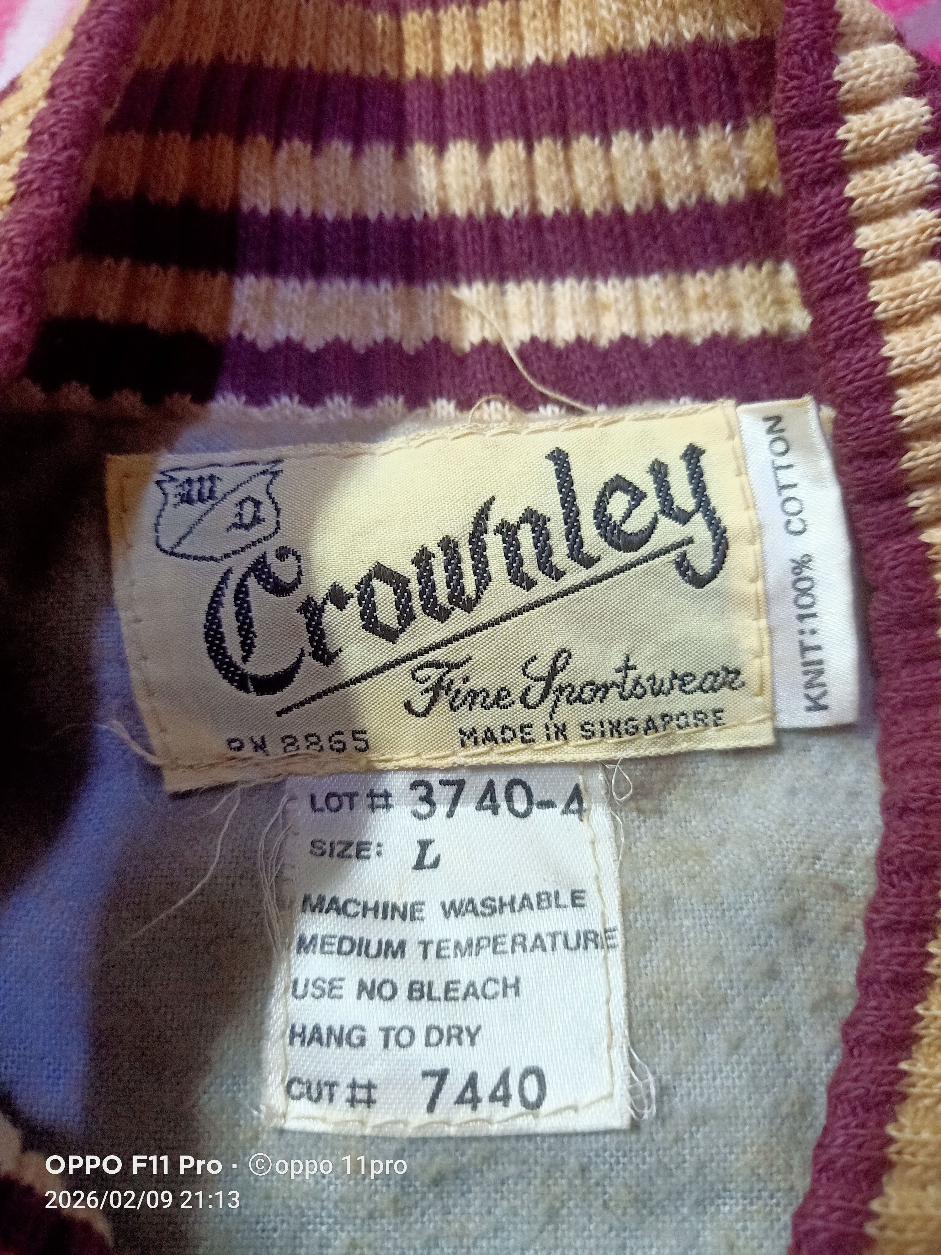 Vintage 💥Vintage Crownley FairBorn Open Nylon Jacket Men Bombers 💥 Size US L / EU 52-54 / 3 - 5 Thumbnail