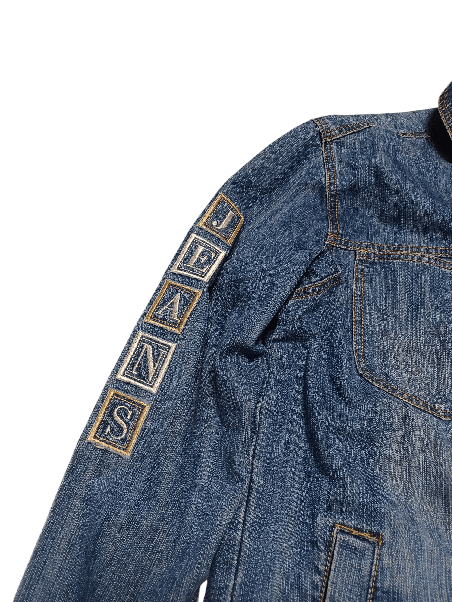 D.A.R.E D.A.R.E BIGLOGO EMBROIDERED VINTAGE DENIM JACKET NO DRUGS! Size US L / EU 52-54 / 3 - 3 Thumbnail
