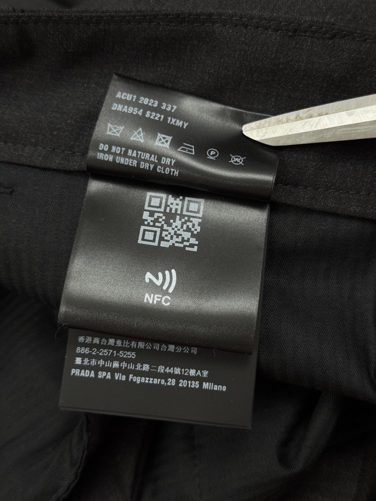 Prada NWT PRADA GRAY WOOL PANTS PRADA LOGO Size US 30 / EU 46 - 11 Thumbnail
