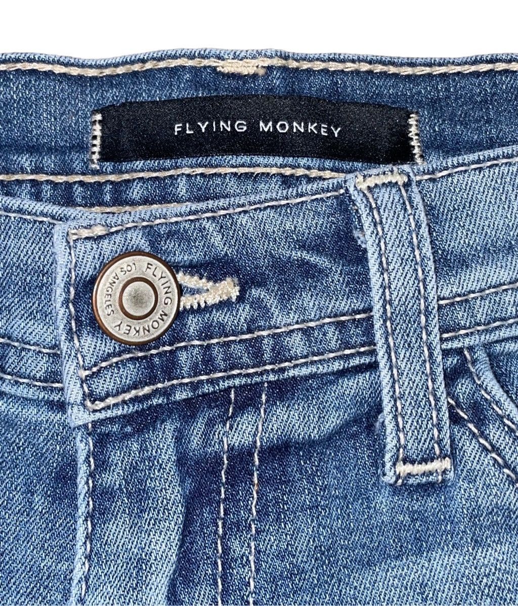 Other Flying Monkey Denim Cutoff Shorts Size 27" / US 4 / IT 40 - 3 Thumbnail