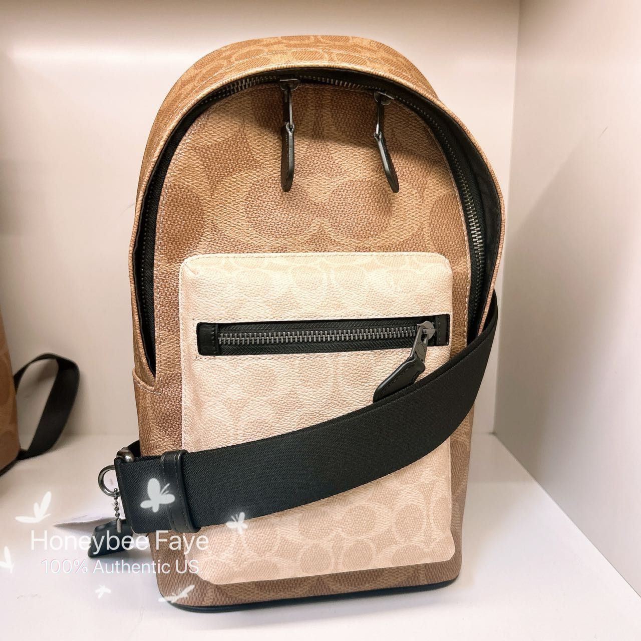 Coach MEN'S West Pack In Blocked Signature Canvas CAB60