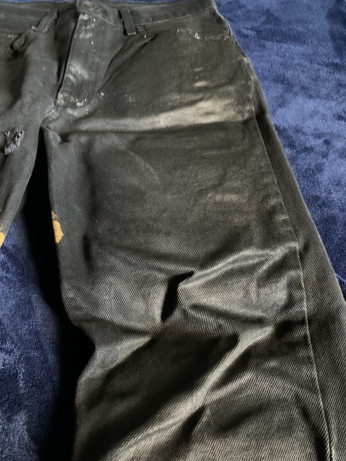 Other Waxed Pentagram Jeans Opium Fashion Swag Streetwear Punk Emo Size US 32 / EU 48 - 5 Thumbnail