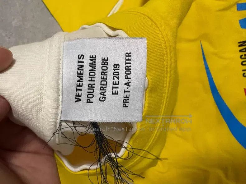 Vetements Vetements Double-Layer Deconstructed Two-Piece Yellow Shor Size US L / EU 52-54 / 3 - 2 Thumbnail
