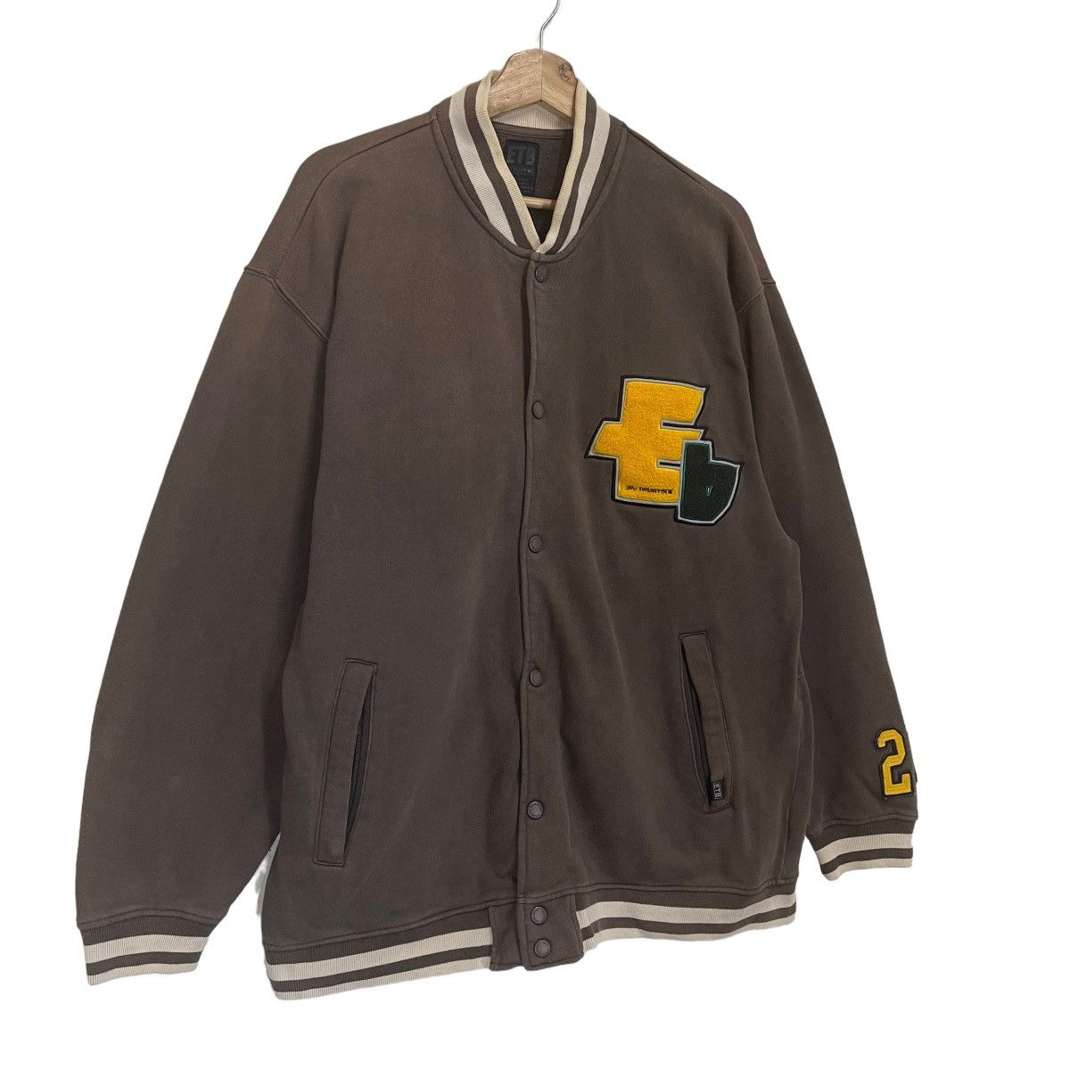 Japanese Brand EAST TWENTY BOX VARSITY JACKET Size US M / EU 48-50 / 2 - 2 Thumbnail