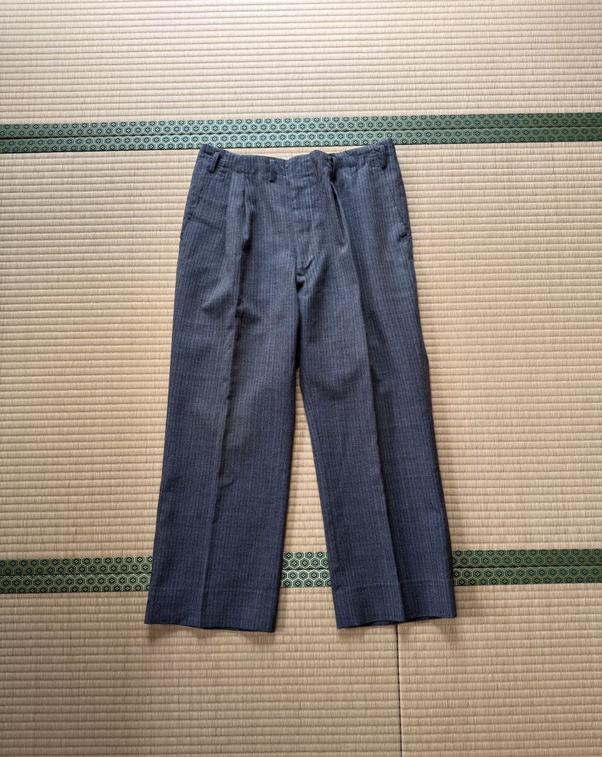 Other Spring&Summer Vintage Japanese NIKKE TEX All Wool Slacks Size US 31 - 1 Thumbnail