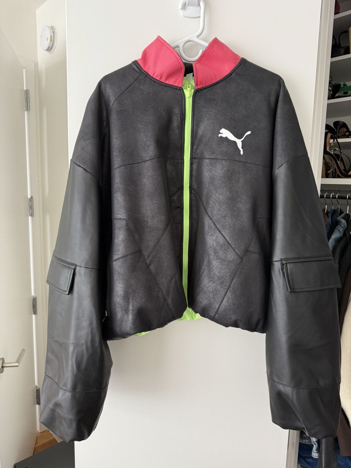 PUMA x ASAP ROCKY PLEATHER JACKET (Excellent Condition)