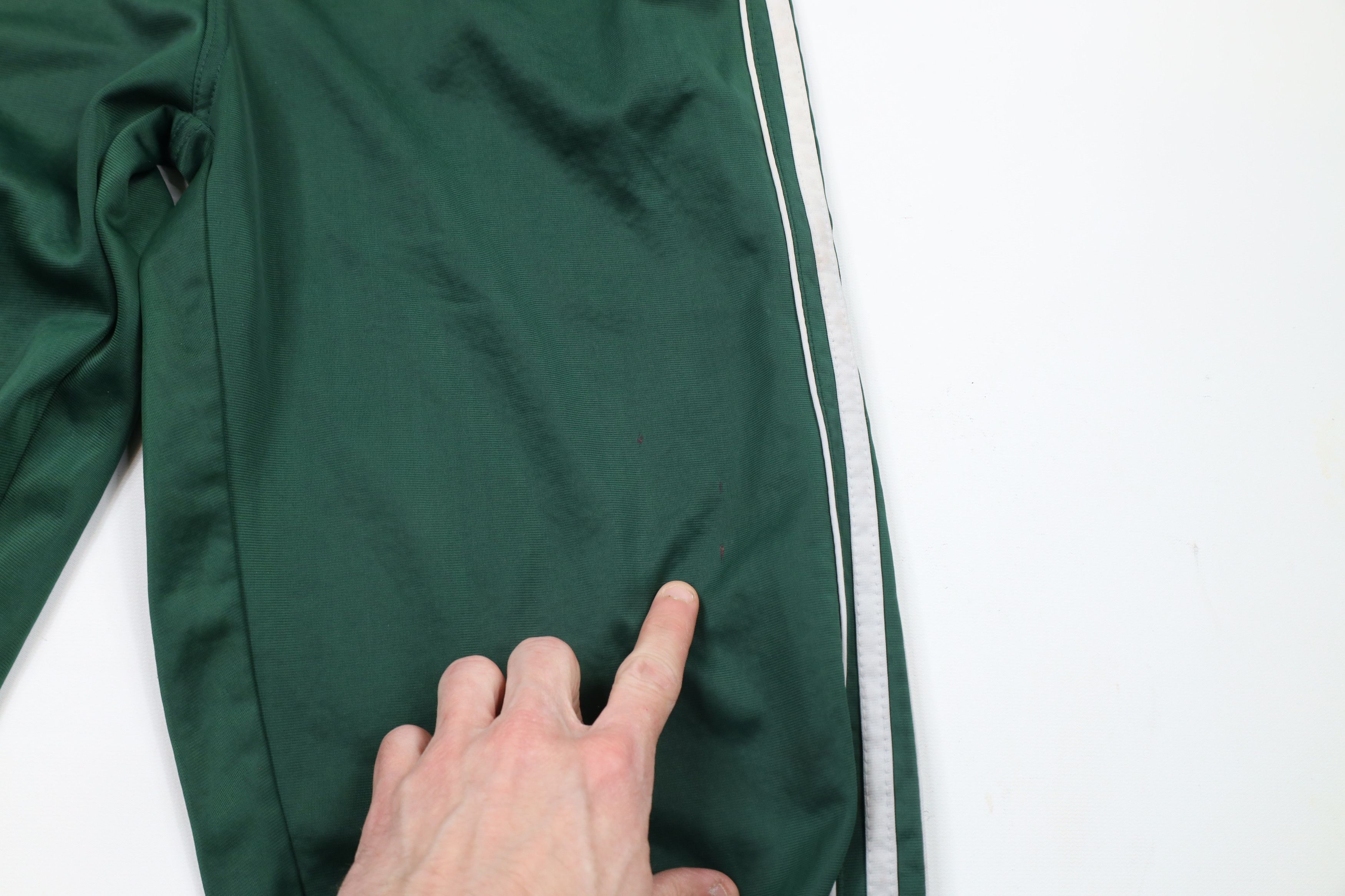Vintage Vintage 90s Streetwear Striped Tearaway Sweatpants Green Size US 36 / EU 52 - 6 Thumbnail