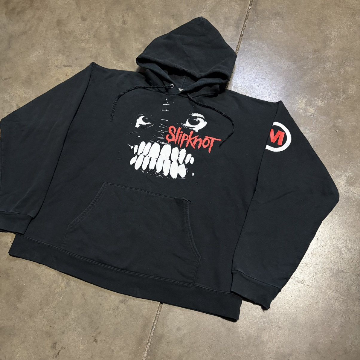 Slipknot Vintage Slipknot Hoodie Sweatshirt Maggot Face Grunge 2005 Size US L / EU 52-54 / 3 - 4 Thumbnail