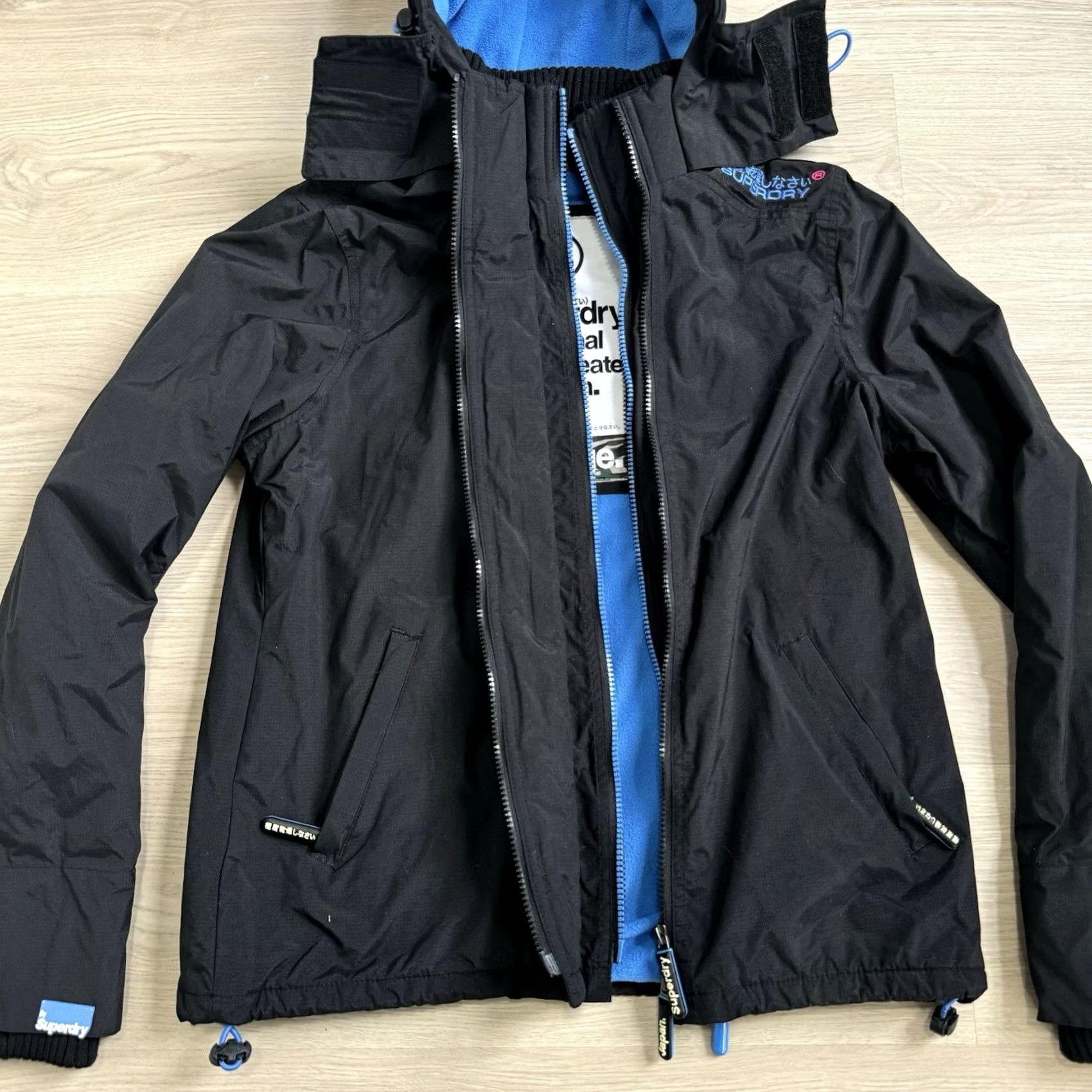 Superdry Superdry Japan Professional The Windcheater Jacket Women's XL Black Full Zip Size XL / US 12-14 / IT 48-50 - 5 Thumbnail